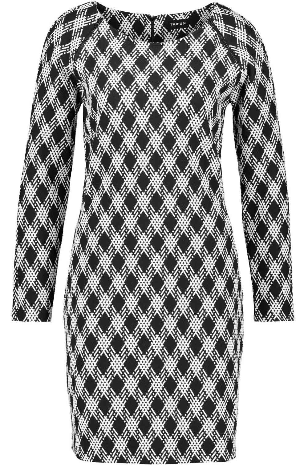 Black & White Print Dress
