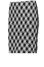 Black & White Print Skirt