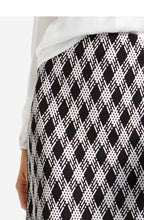 Black & White Print Skirt