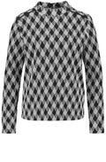 Black & White Print Top