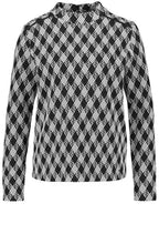 Black & White Print Top