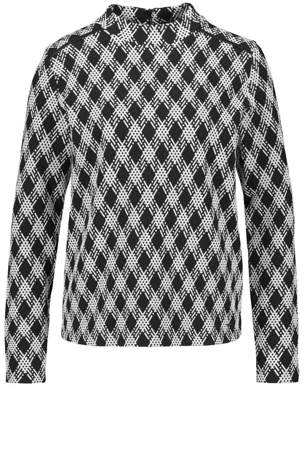 Black & White Print Top
