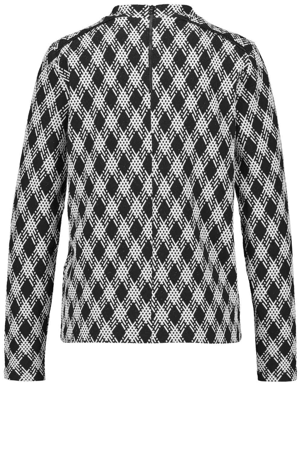 Black & White Print Top