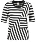 Black & White Striped Top