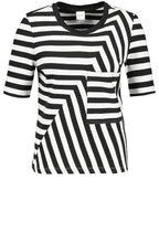 Black & White Striped Top