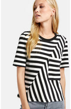 Black & White Striped Top