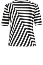 Black & White Striped Top