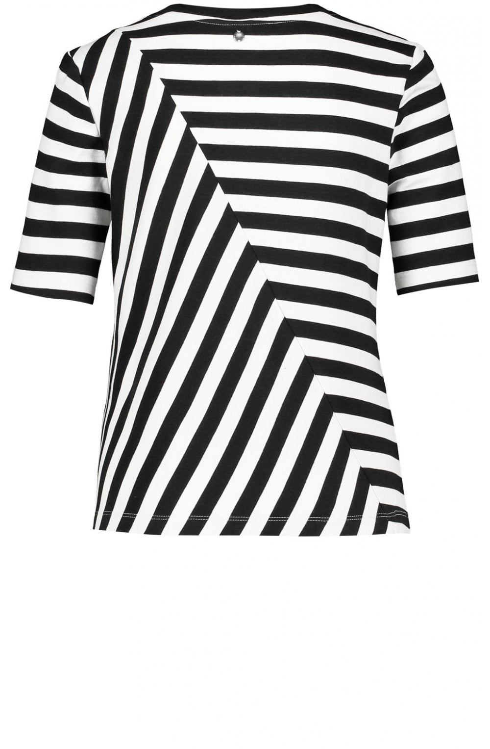 Black & White Striped Top