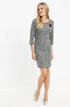 Black & White Textured Dress