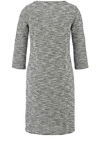 Black & White Textured Dress