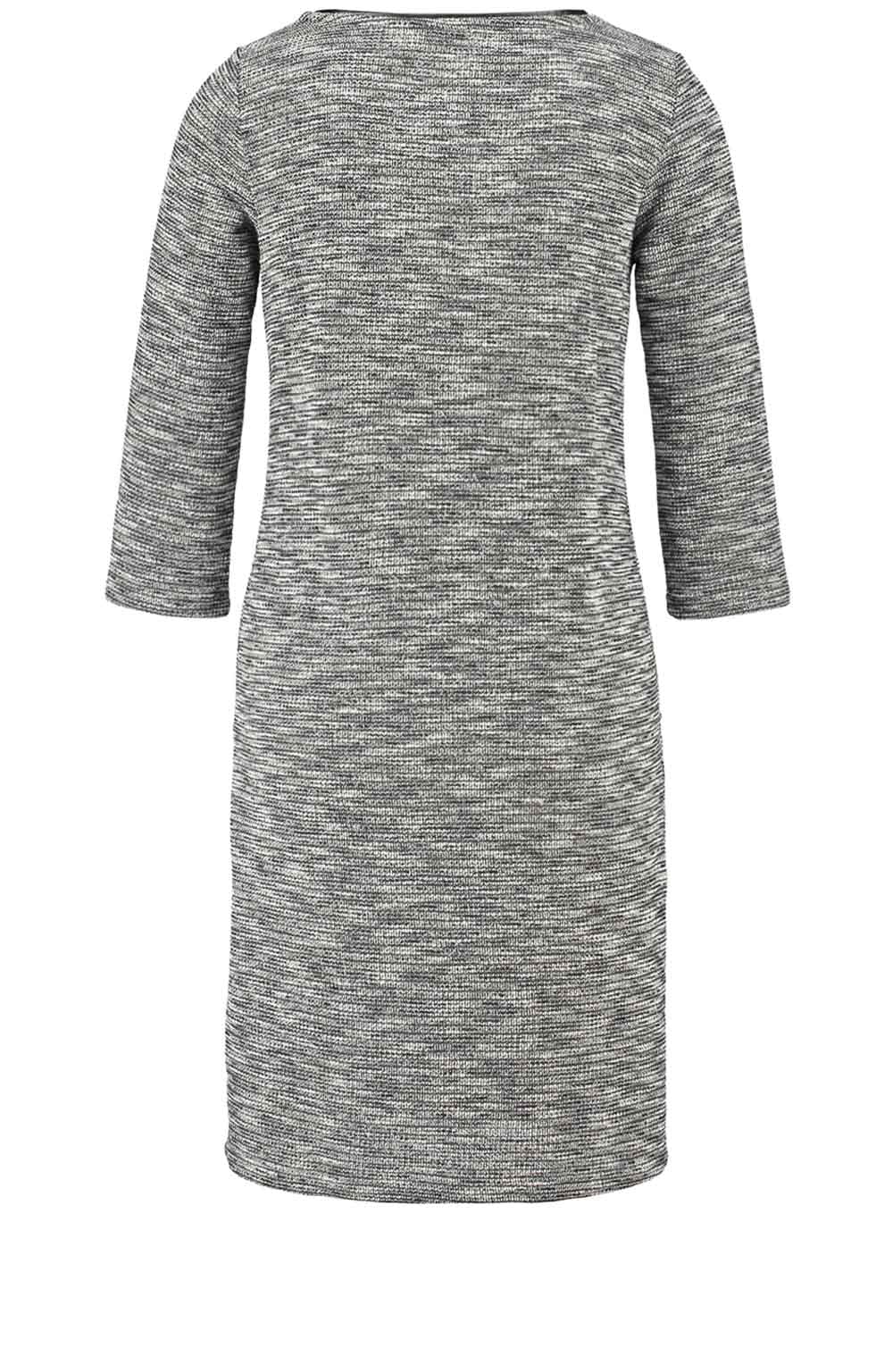 Black & White Textured Dress