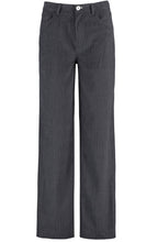 Black Wide Leg Corduroy Trousers