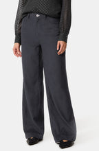 Black Wide Leg Corduroy Trousers