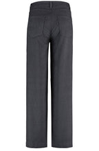 Black Wide Leg Corduroy Trousers