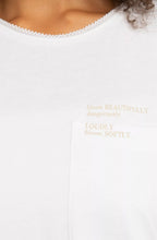 Bloom Beautifully White T Shirt