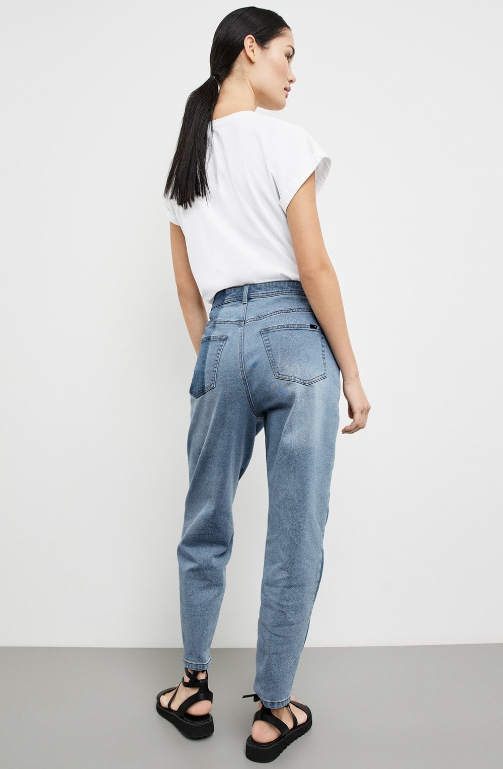 Blue Mum Fit Jeans
