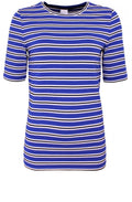 Blue and white Jersey T Shirt