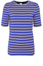 Blue and white Jersey T Shirt