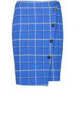 Blue Check Skirt