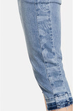 Blue Denim Short Cropped Jeans