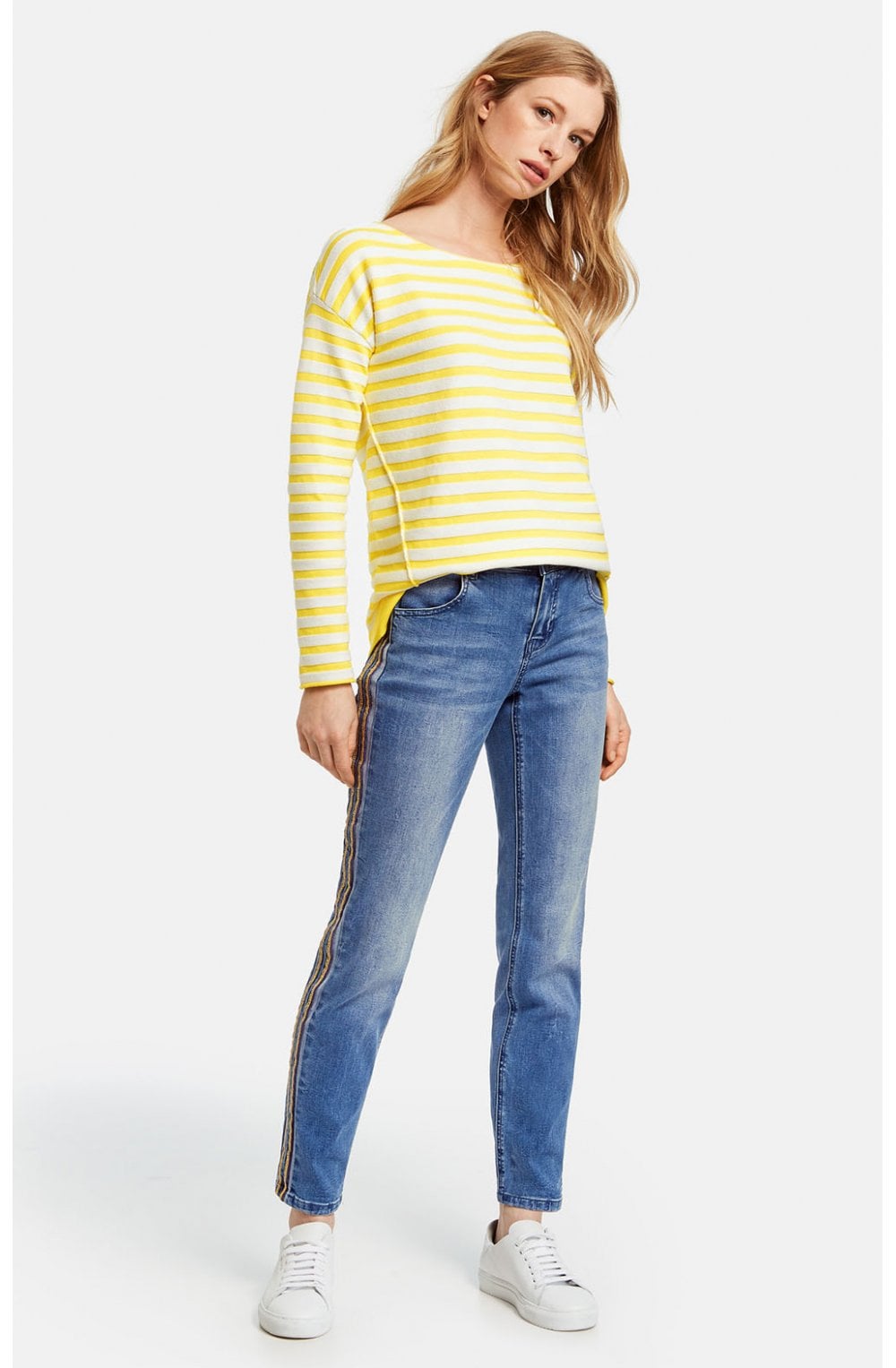Blue Denim Slim Leg Jeans