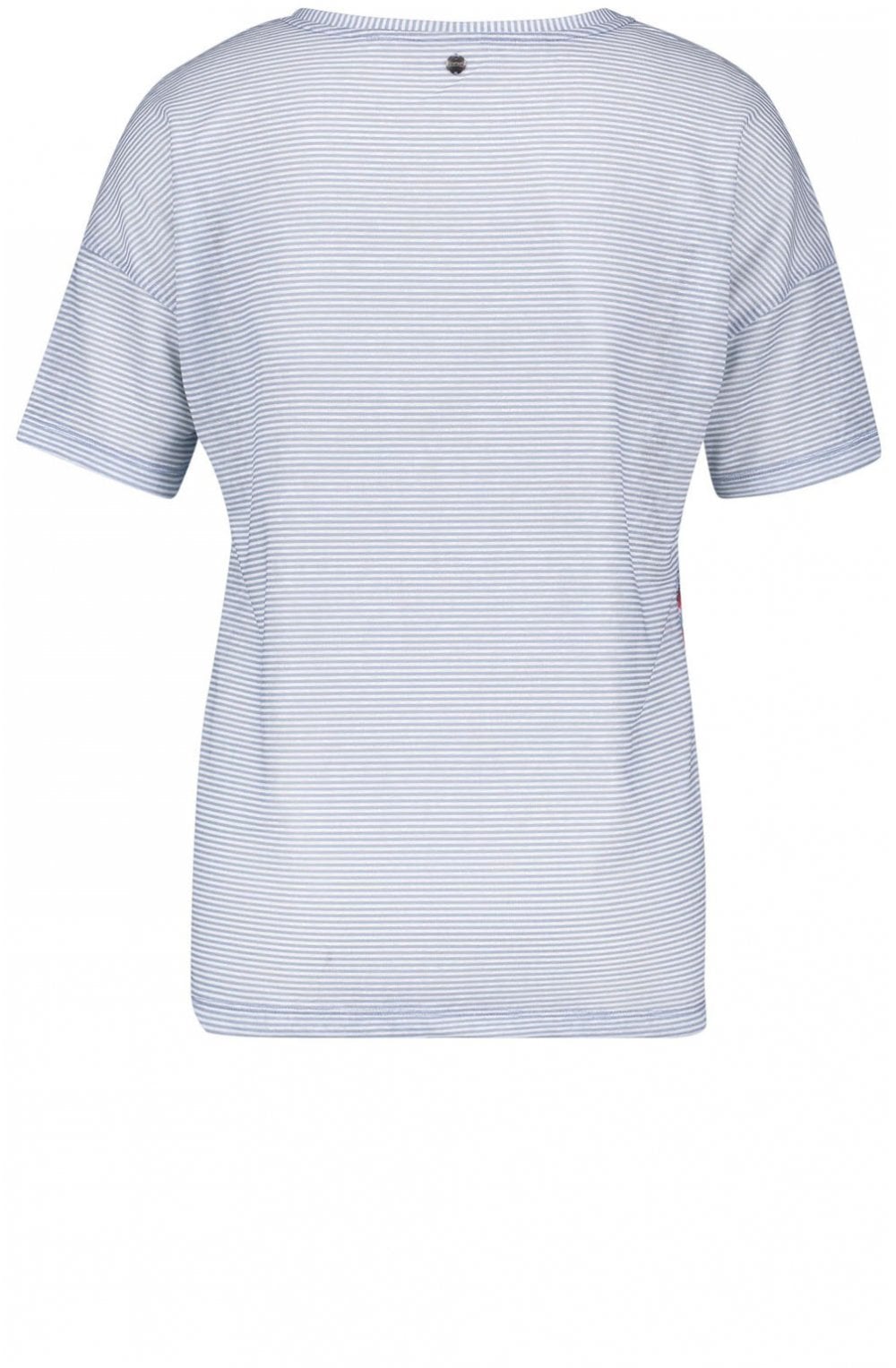 Blue Floral Print T Shirt