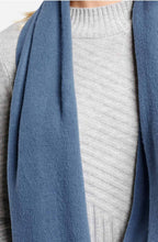 Blue Knit Scarf