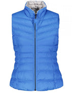 Blue Quilted Waistcoat