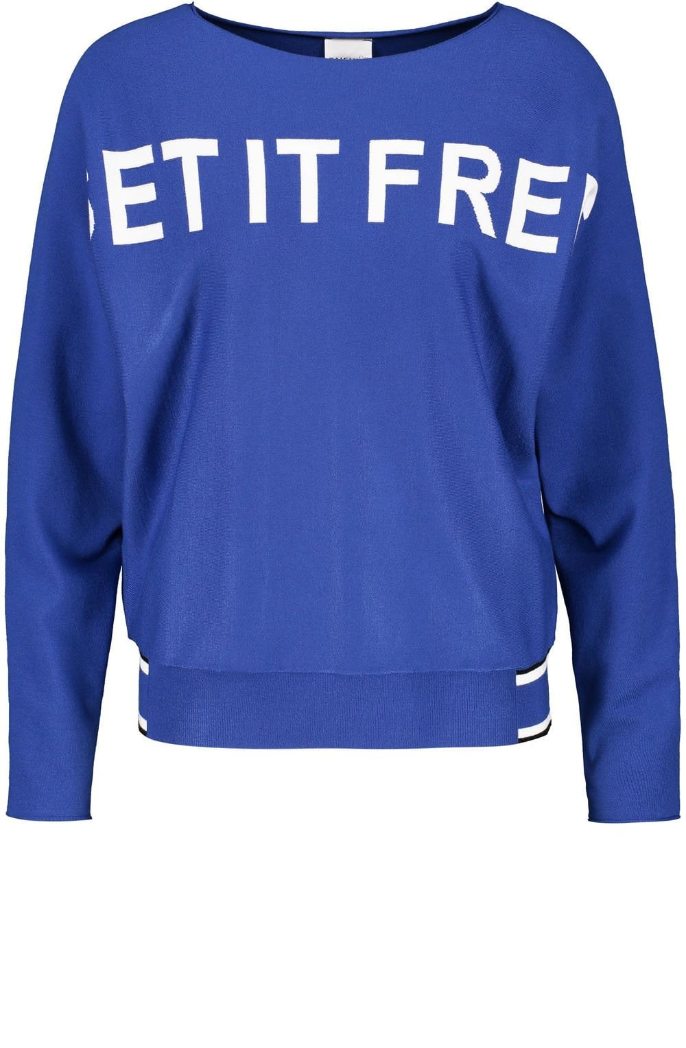Blue Set It Free Motif Jumper