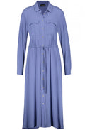 Blue Shirt Dress