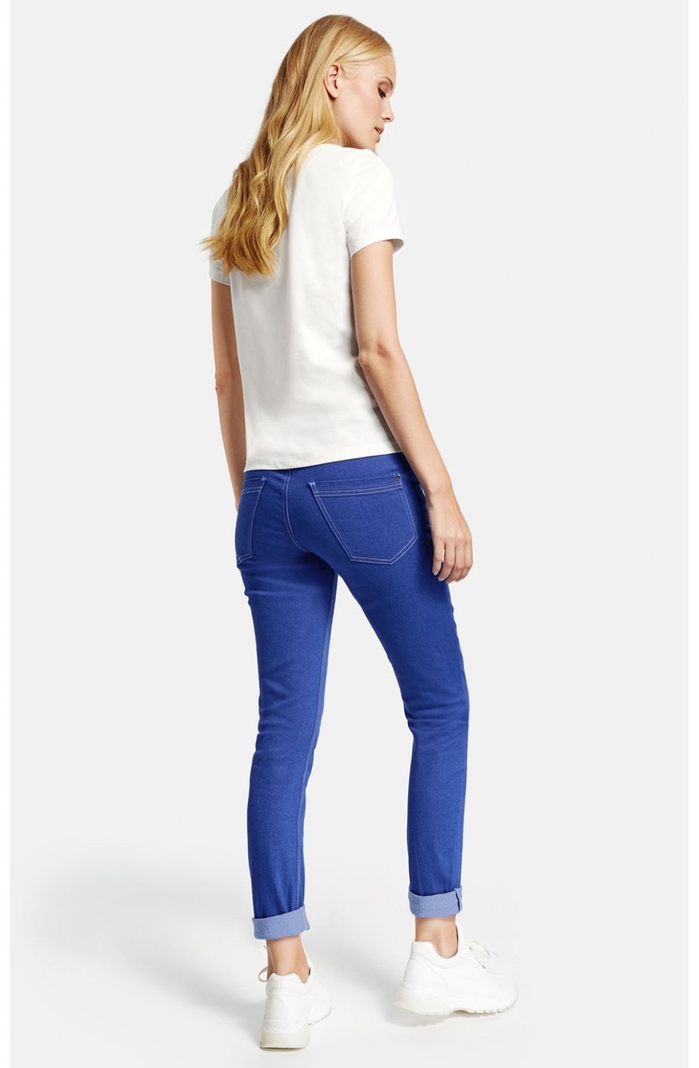 Blue Slim Boyfriend Jeans