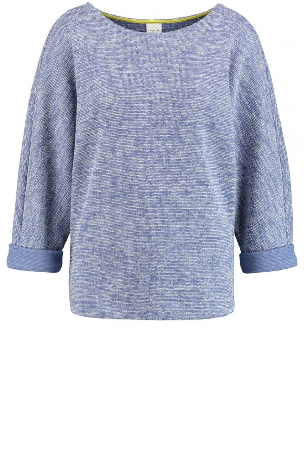 Blue & White Knit Top