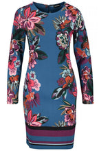 Bold Floral Print Dress