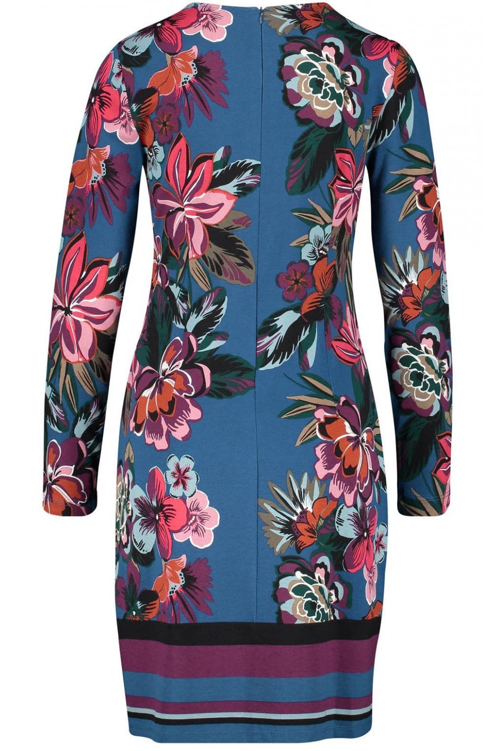 Bold Floral Print Dress