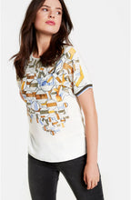 Bold Patterned Front Top