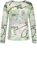 Bold Patterned Jersey Top