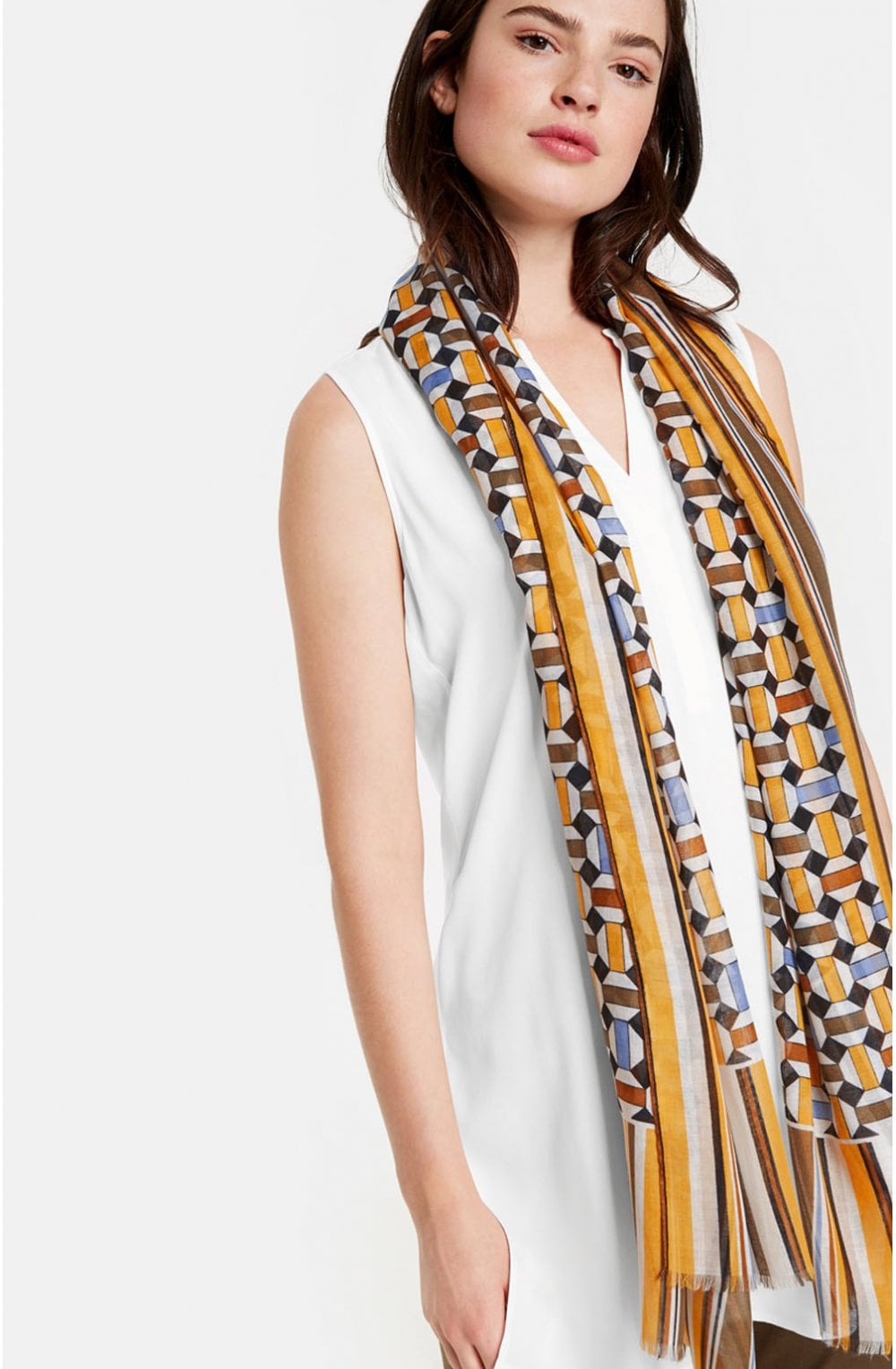 Bold Patterned Scarf