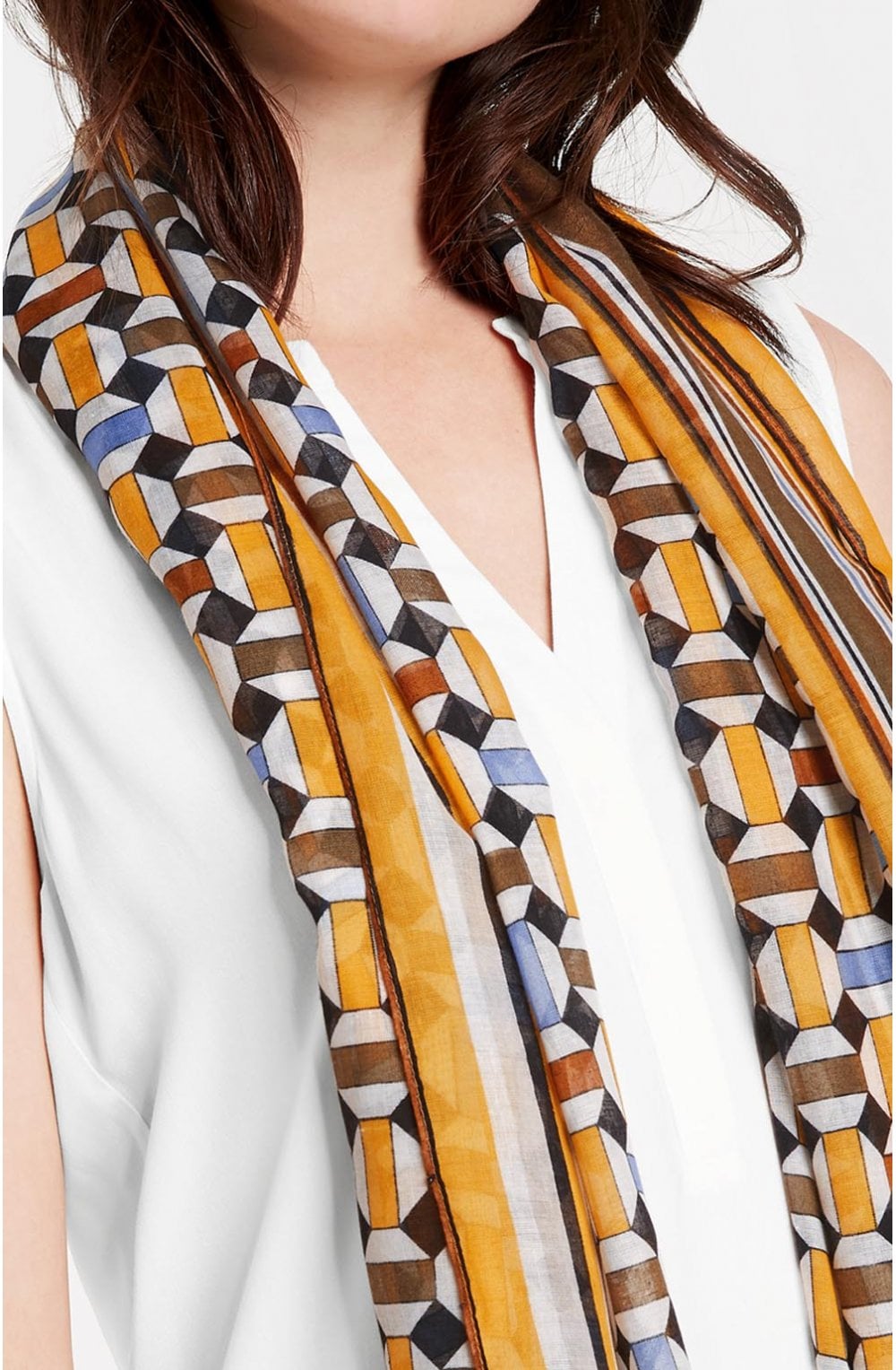 Bold Patterned Scarf