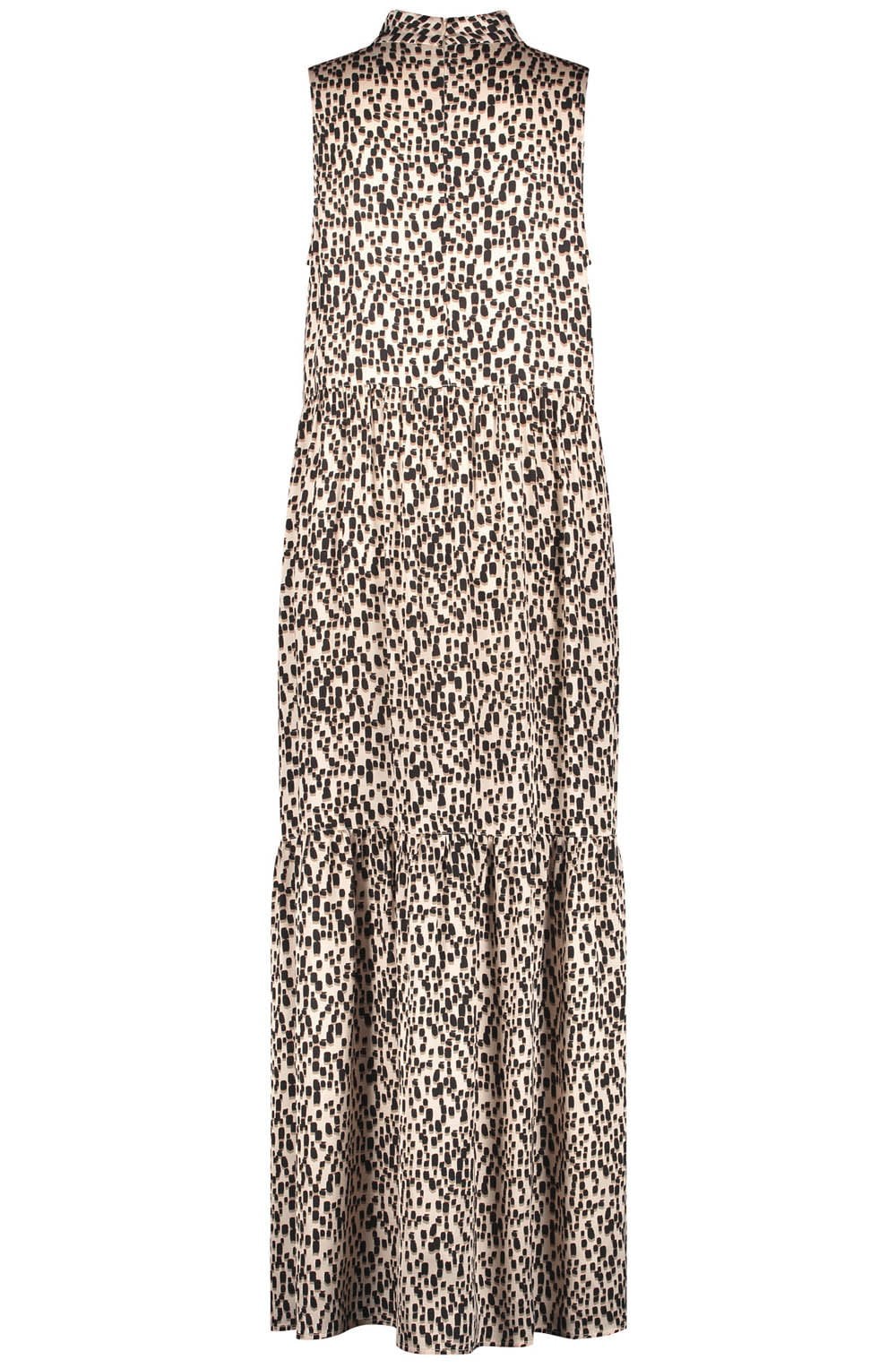 Bold Print High Neck Maxi dress