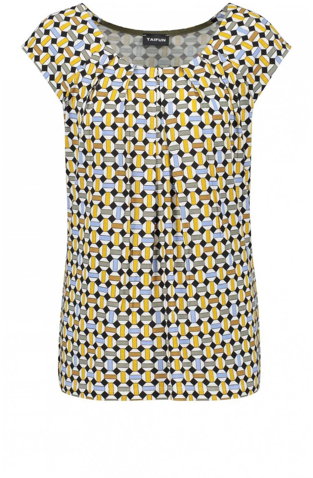 Bold Print Jersey Top