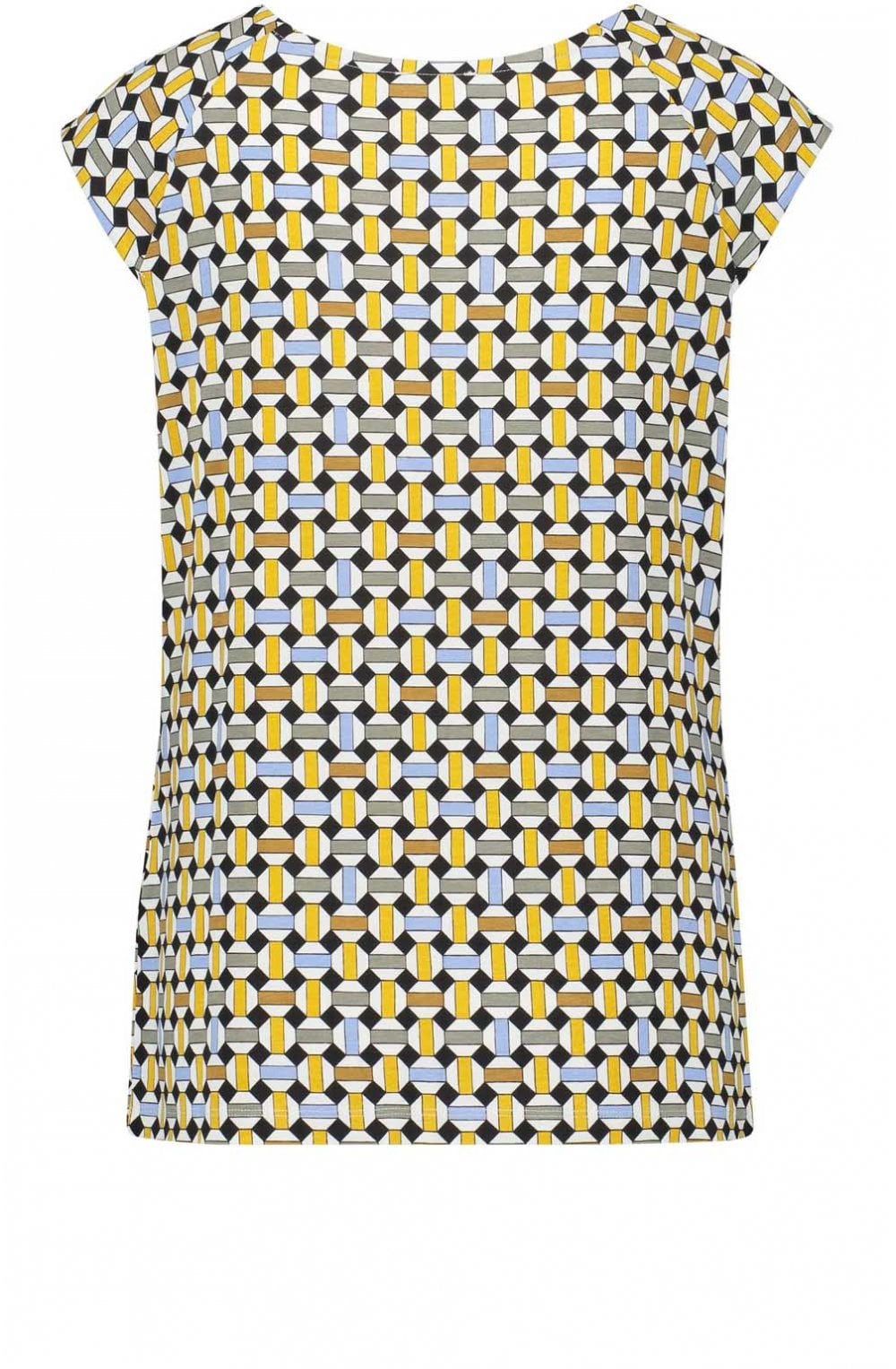 Bold Print Jersey Top