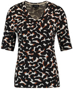 Bold Print Jersey Top