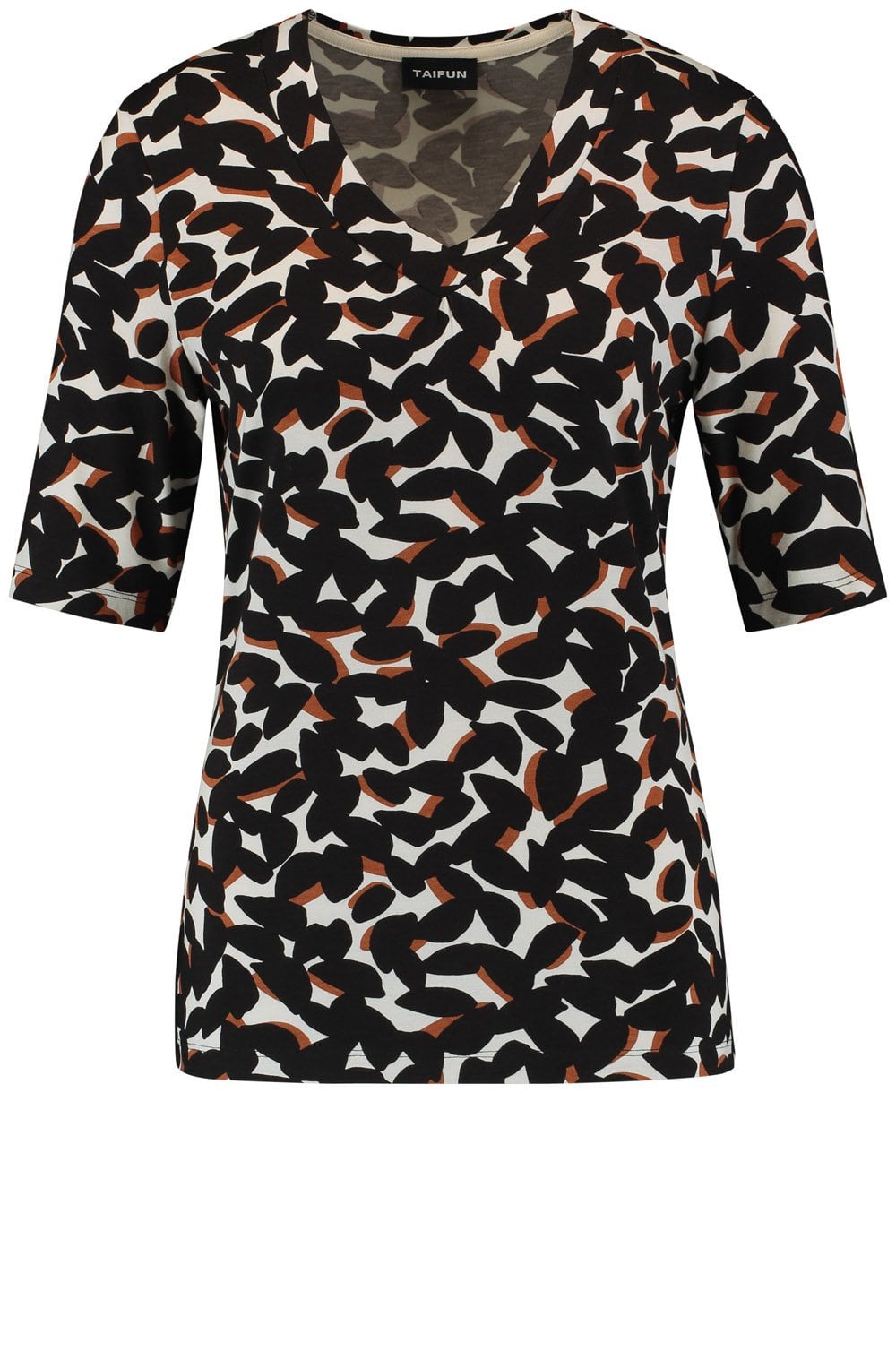 Bold Print Jersey Top