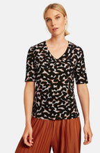 Bold Print Jersey Top