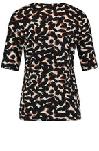 Bold Print Jersey Top