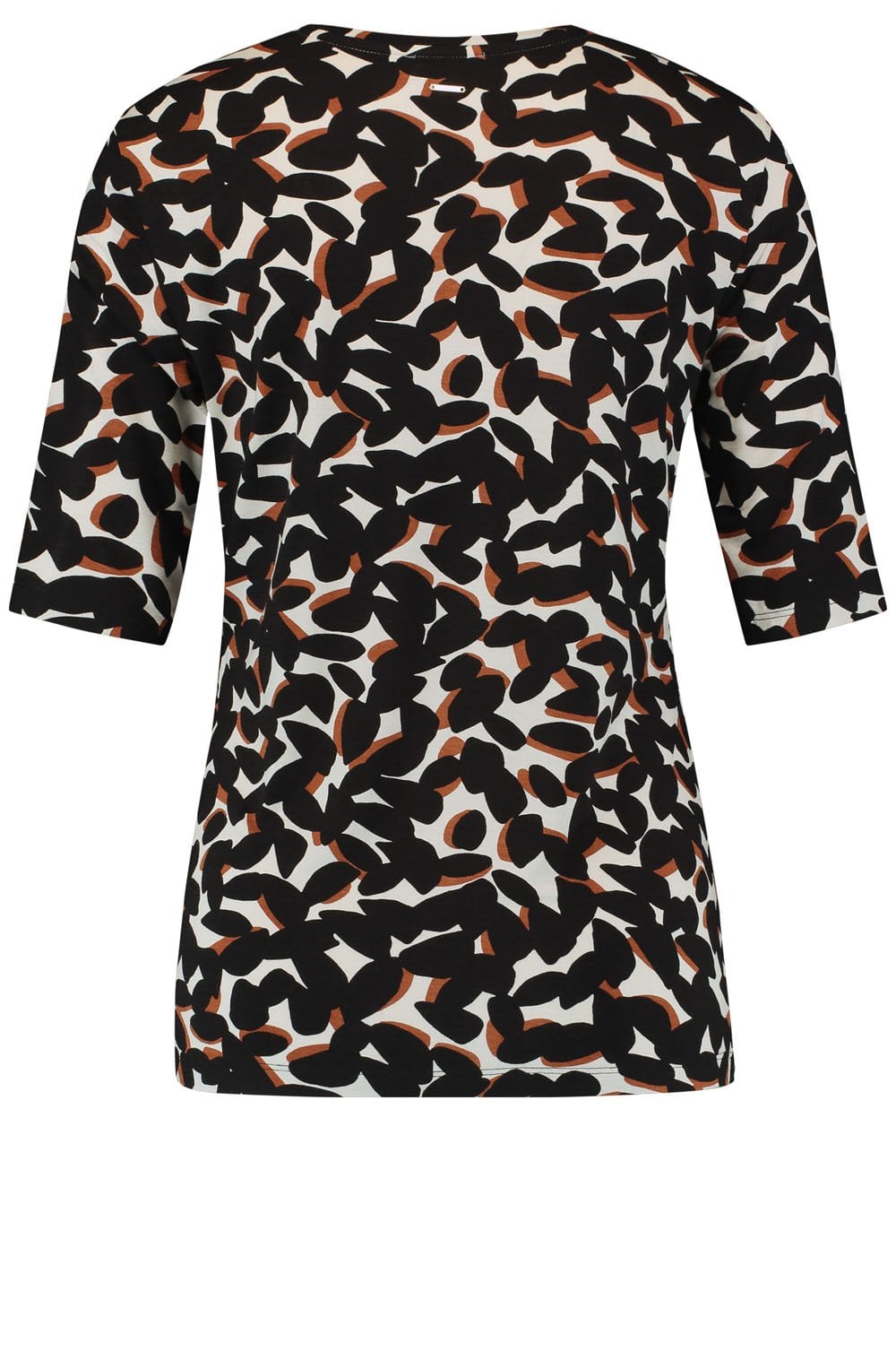 Bold Print Jersey Top