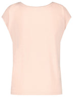 Bold Print Oatmeal Silky Front Top