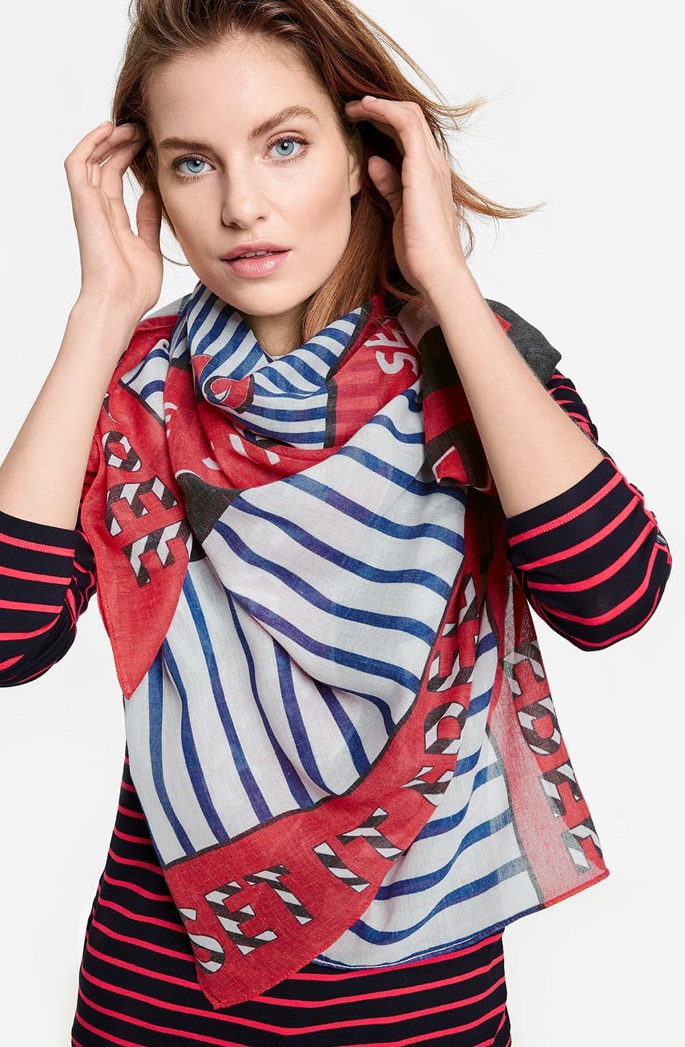 Bold Print Scarf