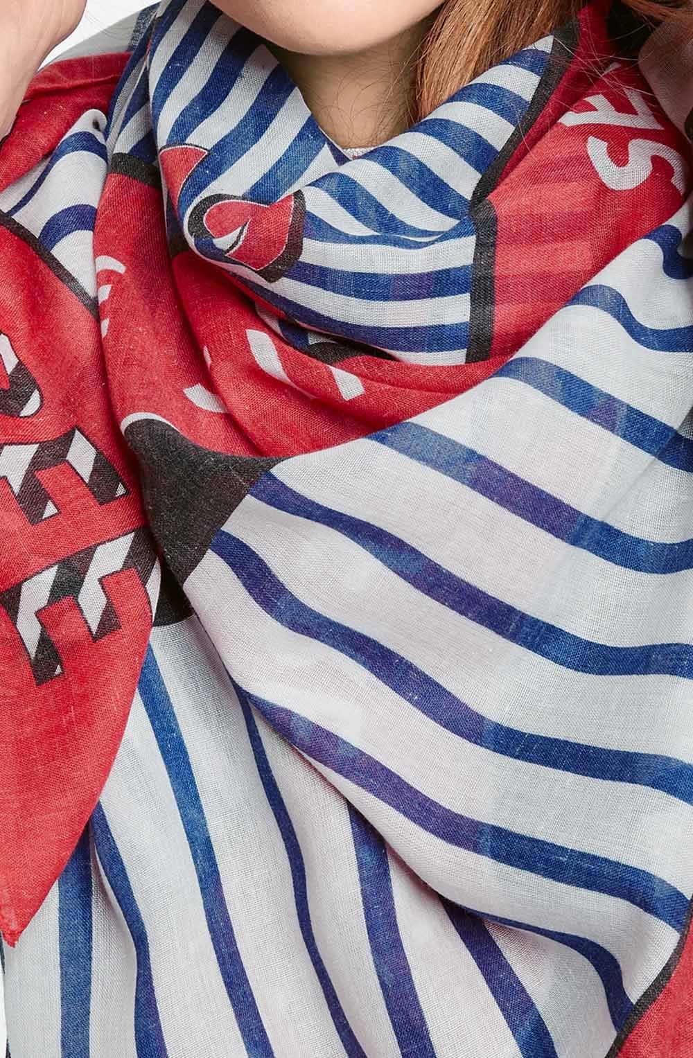 Bold Print Scarf