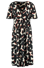 Bold Print Wrap Dress